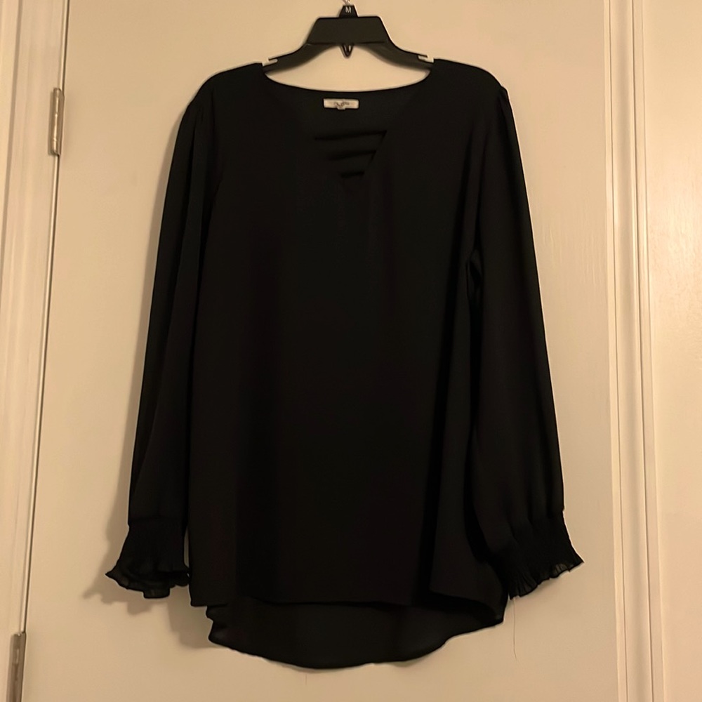 Maurices Silky Black Tunic Sz XXL